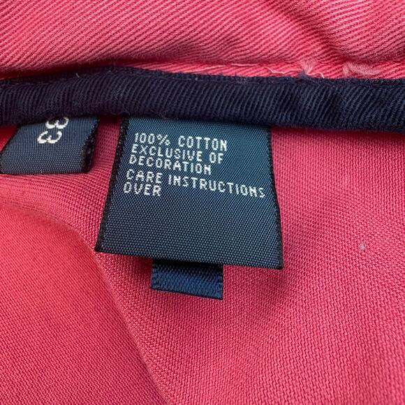 VTG Polo Ralph Lauren Shorts Sz 33 Red Cargo Pockets Relaxed Y2K Outdoor Casual - Picture 10 of 12